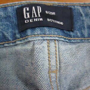 GAP Factory High Rise Cropped Boyfriend Jeans
